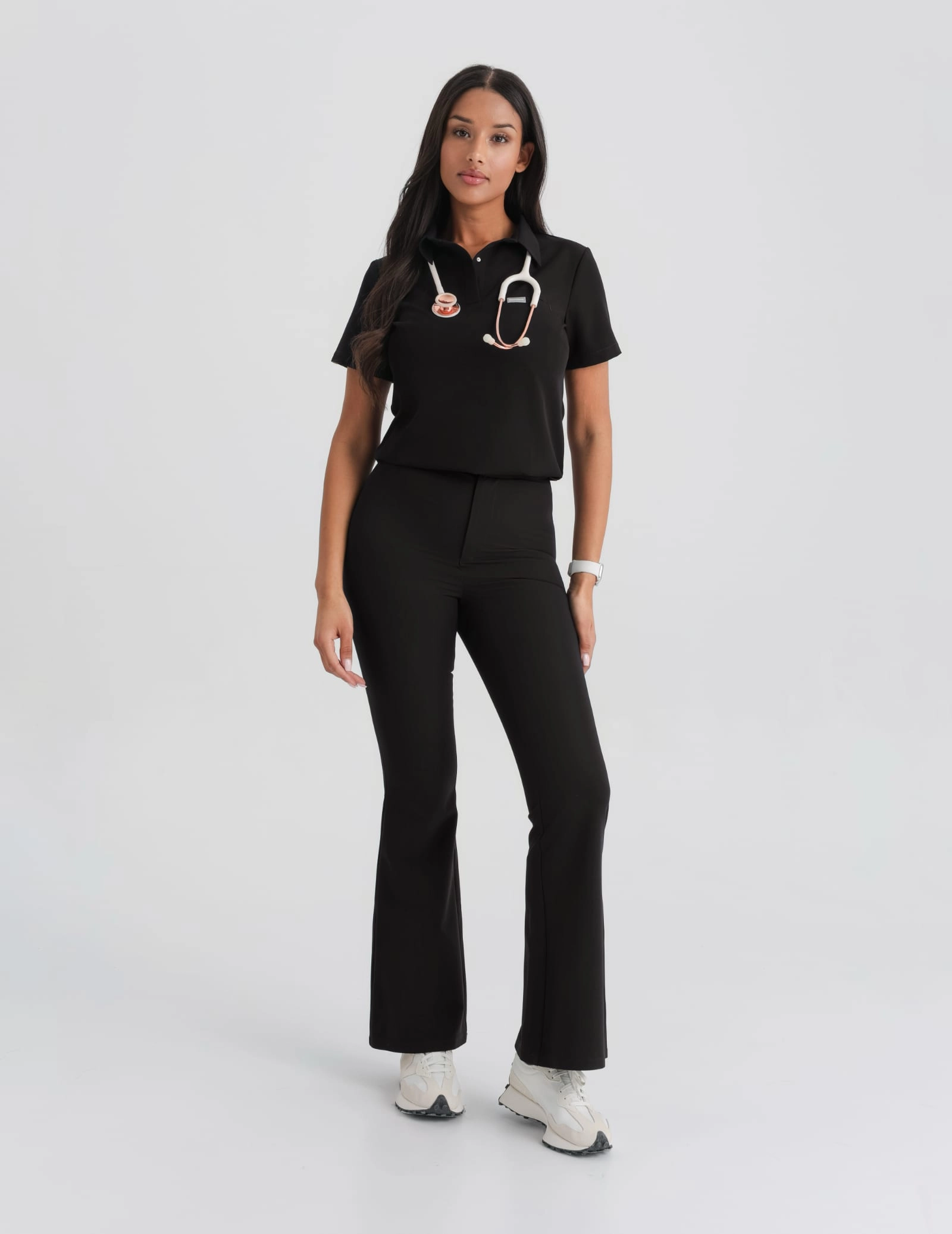 Casacca Medica Polo - BLACK