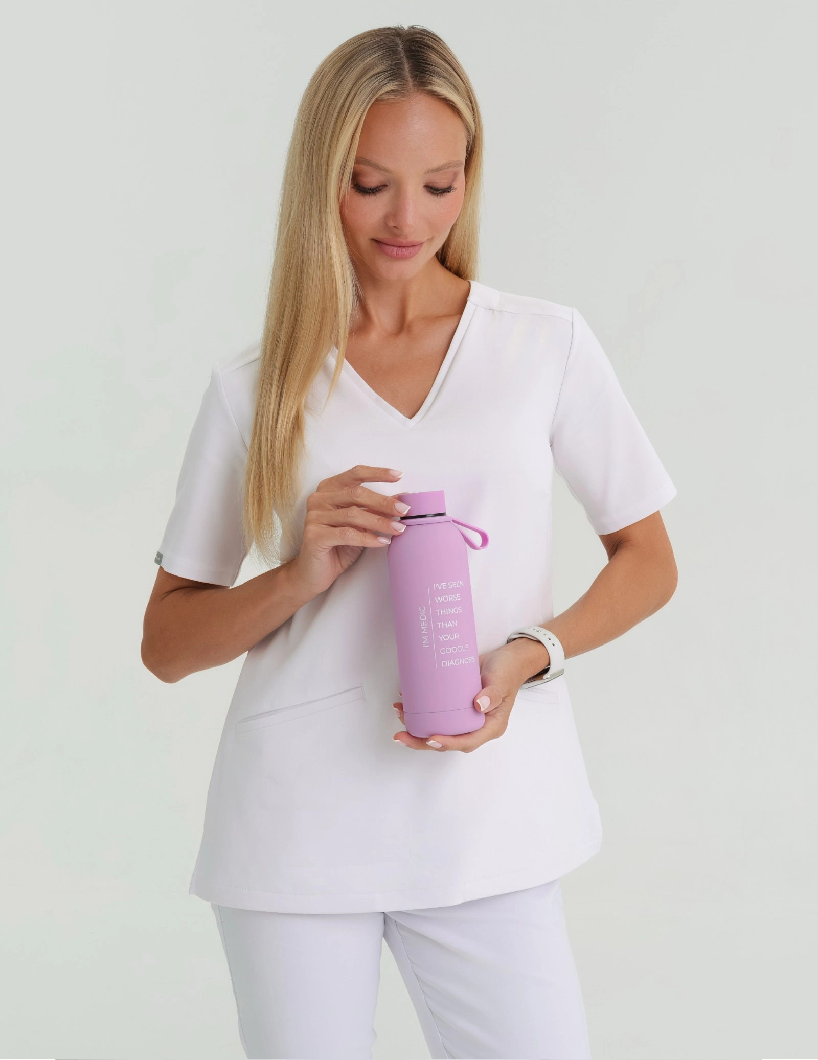 Bottiglia Termica Mojo "I'm medic"- ULTRA PINK