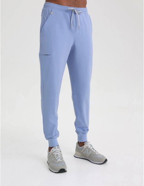Pantaloni Medici Uomo Jogger - CEIL BLUE