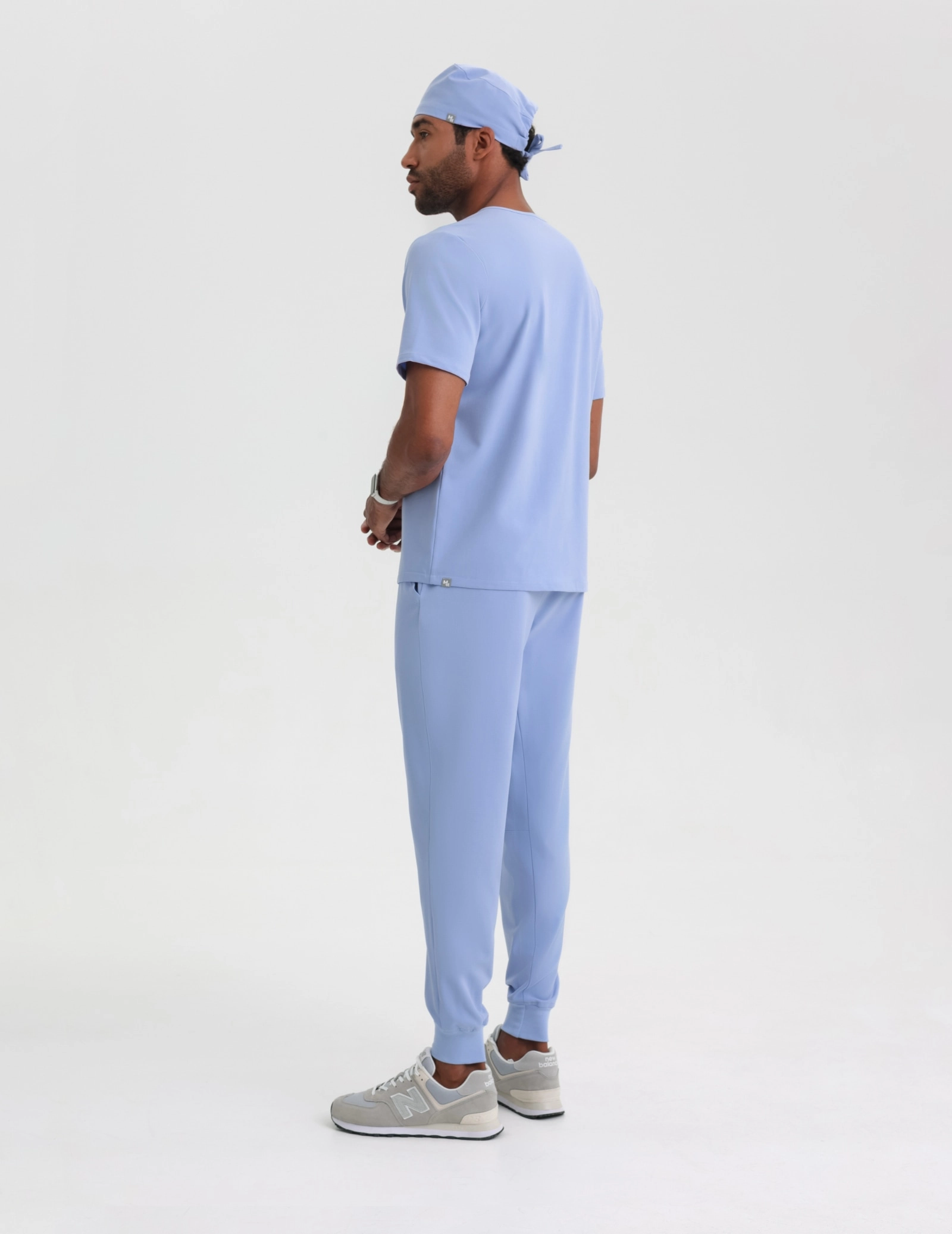 Pantaloni Medici Uomo Jogger - CEIL BLUE