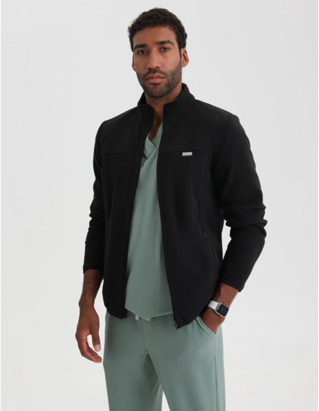 Giacca in Pile Uomo COZY HEAT - BLACK