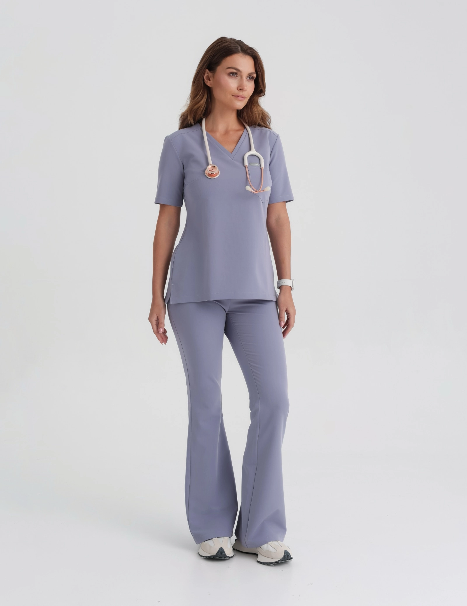 Pantaloni Medici Donna Flare – MILKY LAVENDER