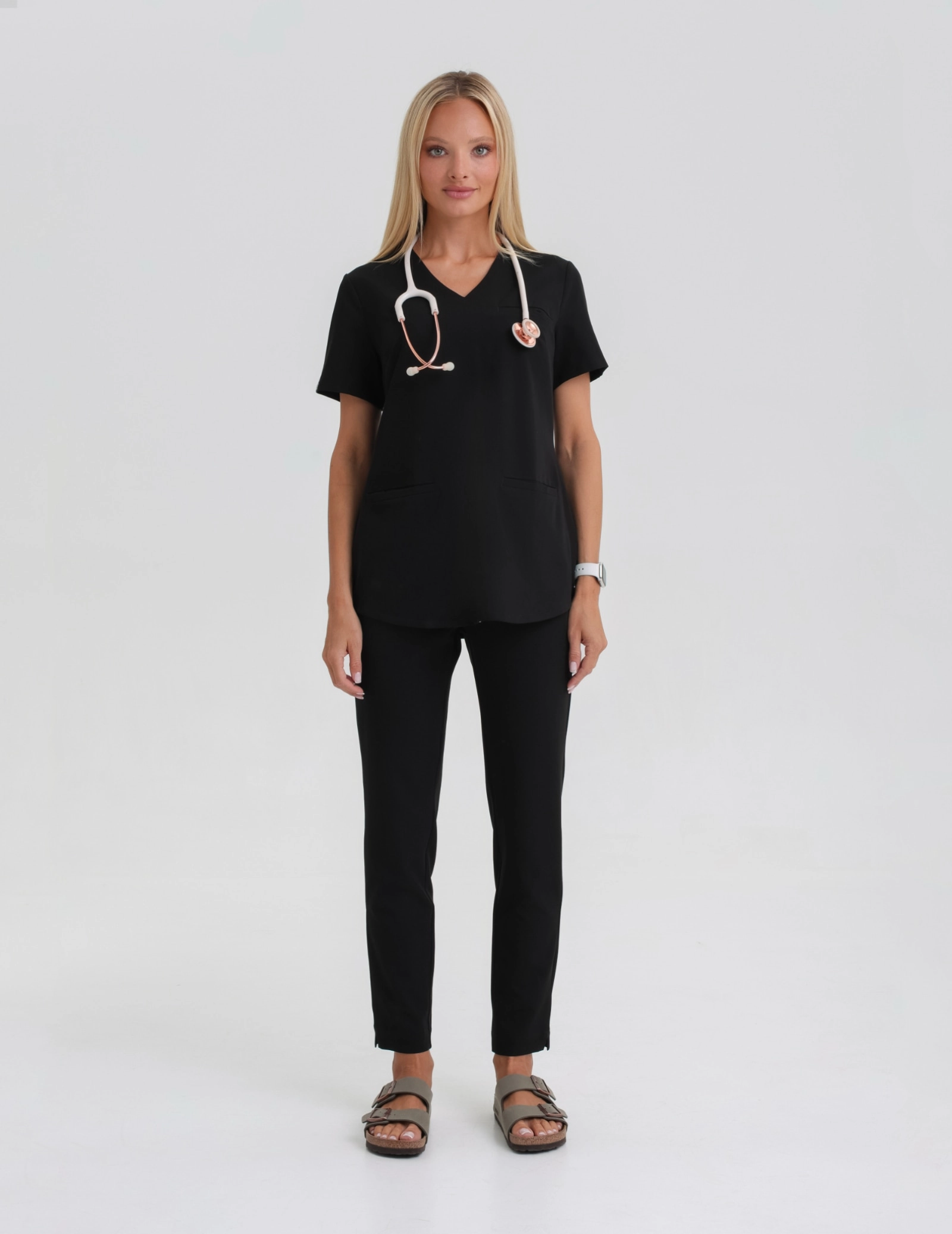 Bluza Medyczna Grace - BLACK