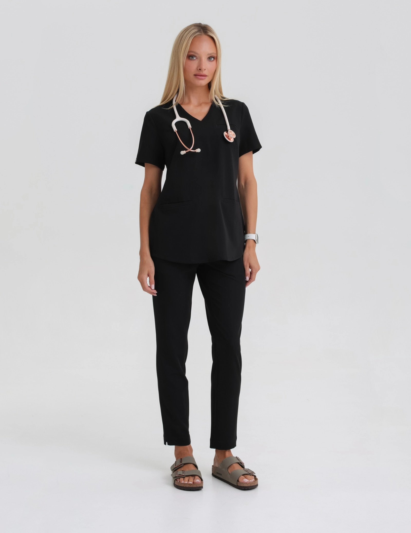 Spodnie damskie Basic - BLACK