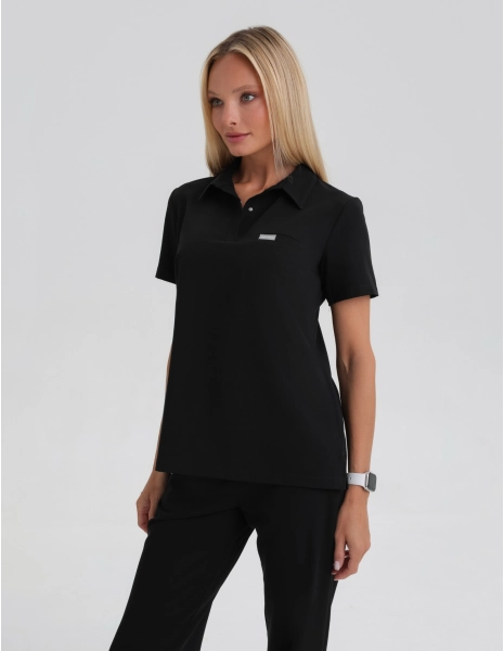 Casacca Medica Polo - BLACK