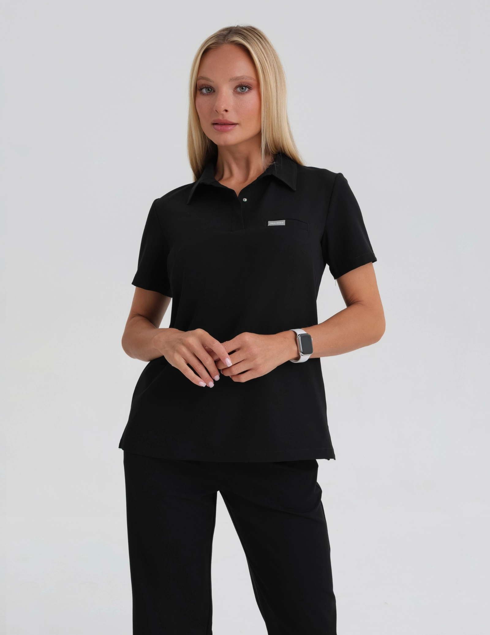 Casacca Medica Polo - BLACK
