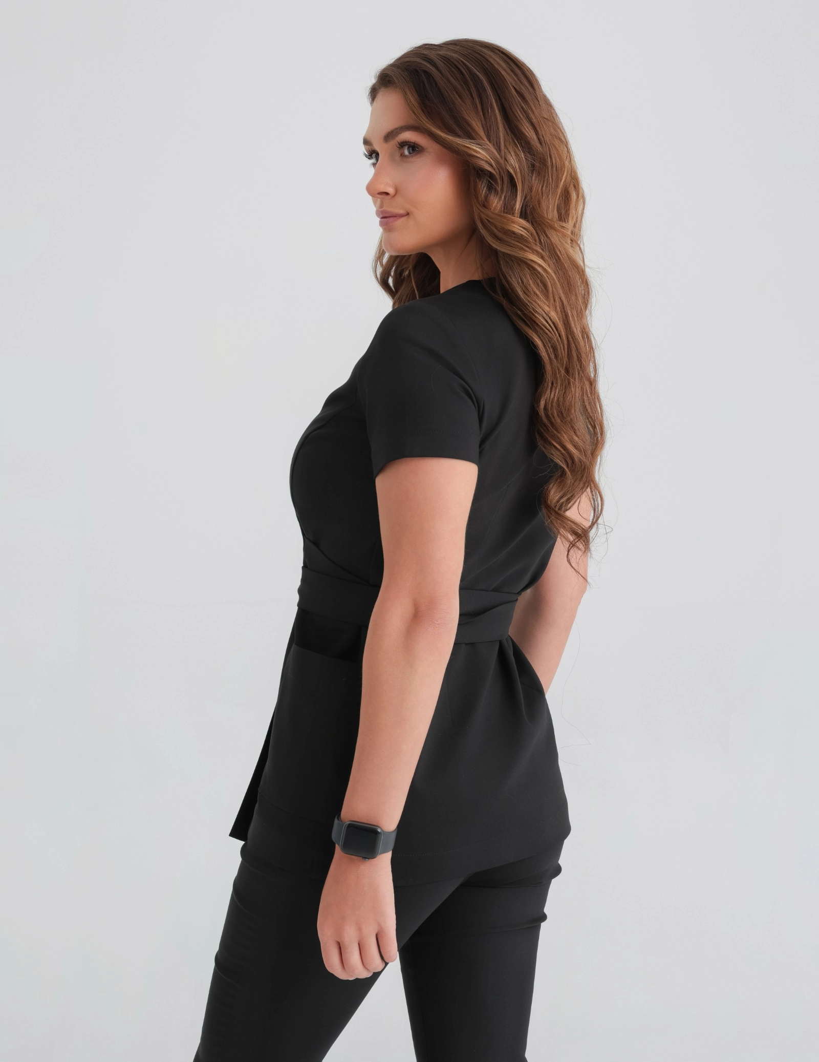 Casacca Medica con Lacci Auri - TRUE BLACK