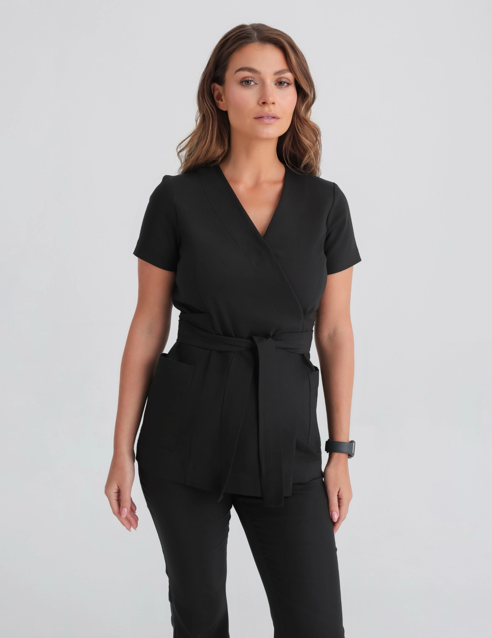 Casacca Medica con Lacci Auri - TRUE BLACK