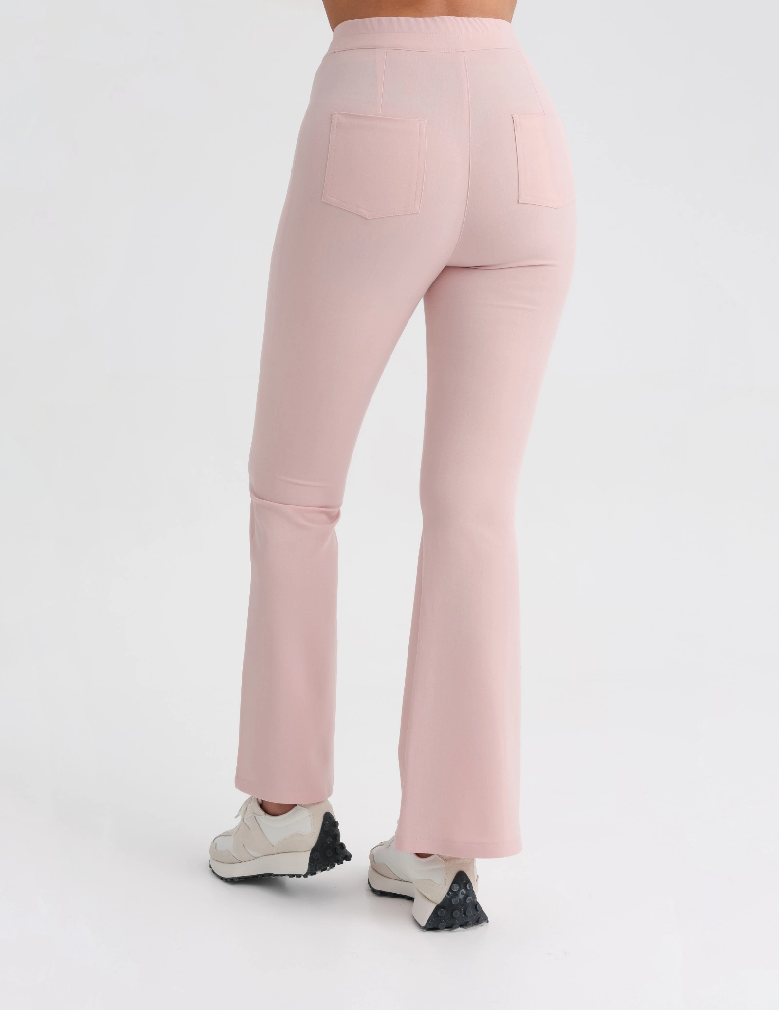 Pantaloni Medici Donna Flare – DUSTY ROSE
