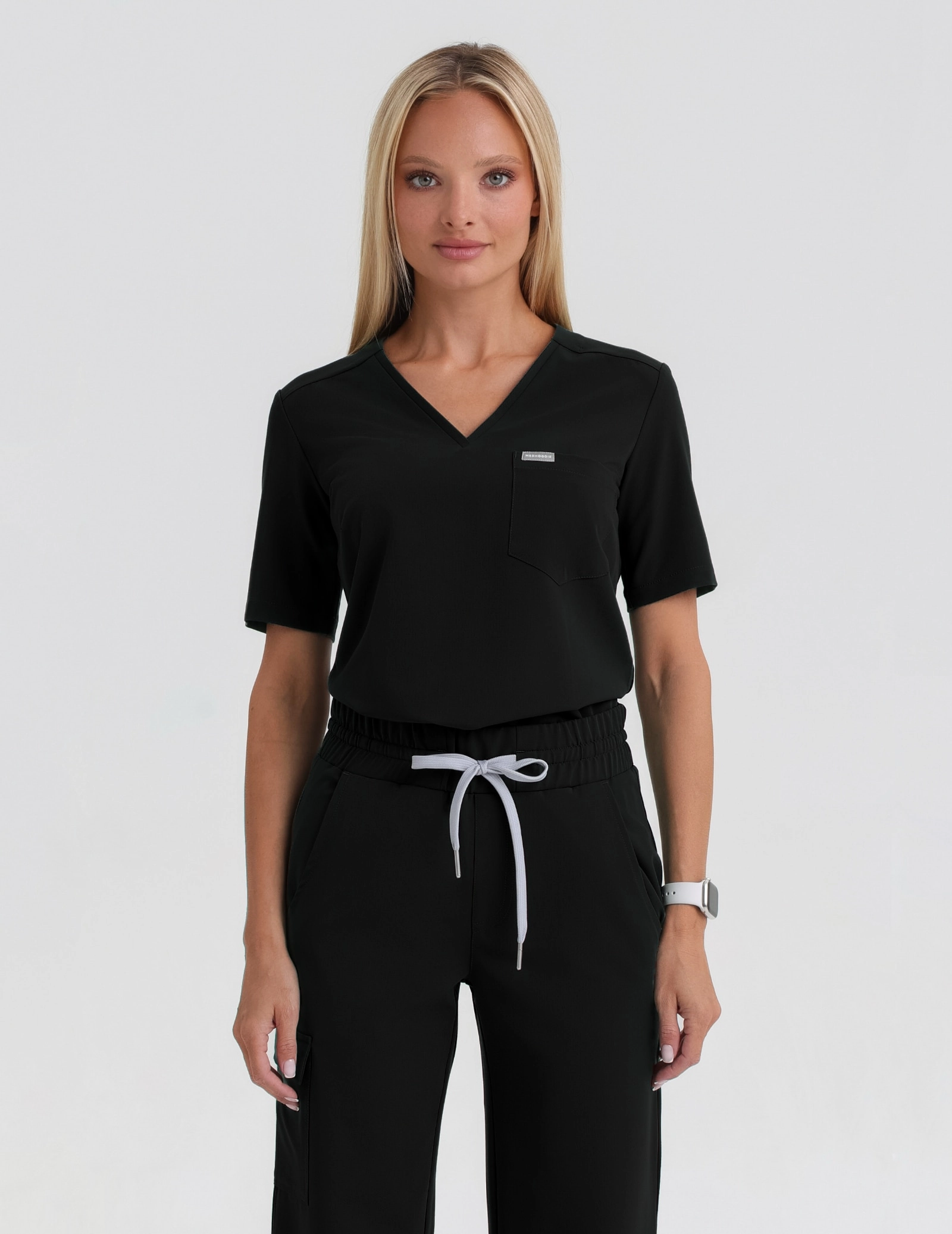 Casacca Medica Raya One Pocket - BLACK