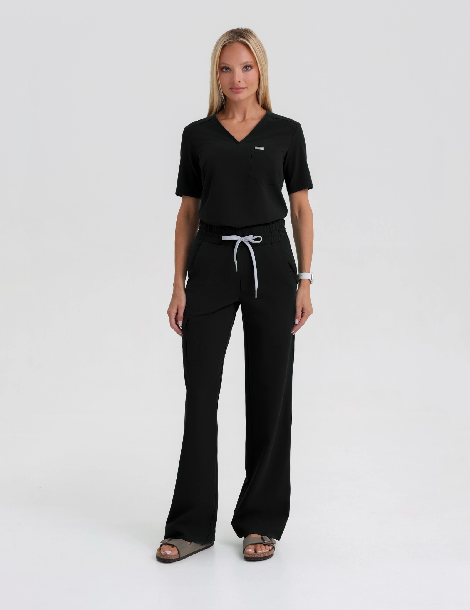 Casacca Medica Raya One Pocket - BLACK