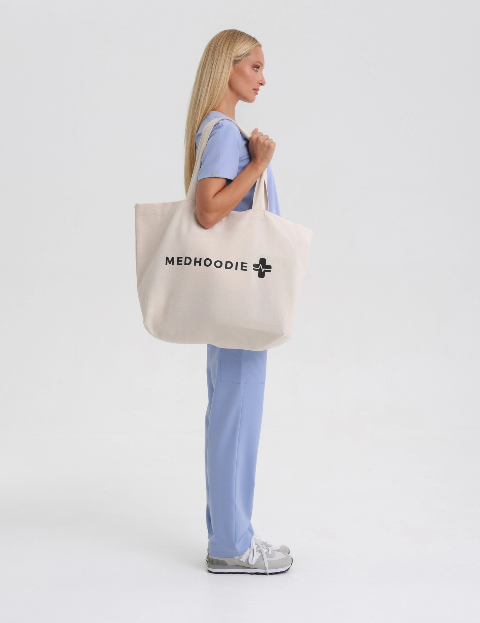 Borsa Oversize Shopper - "Forget nudes show me your veins"