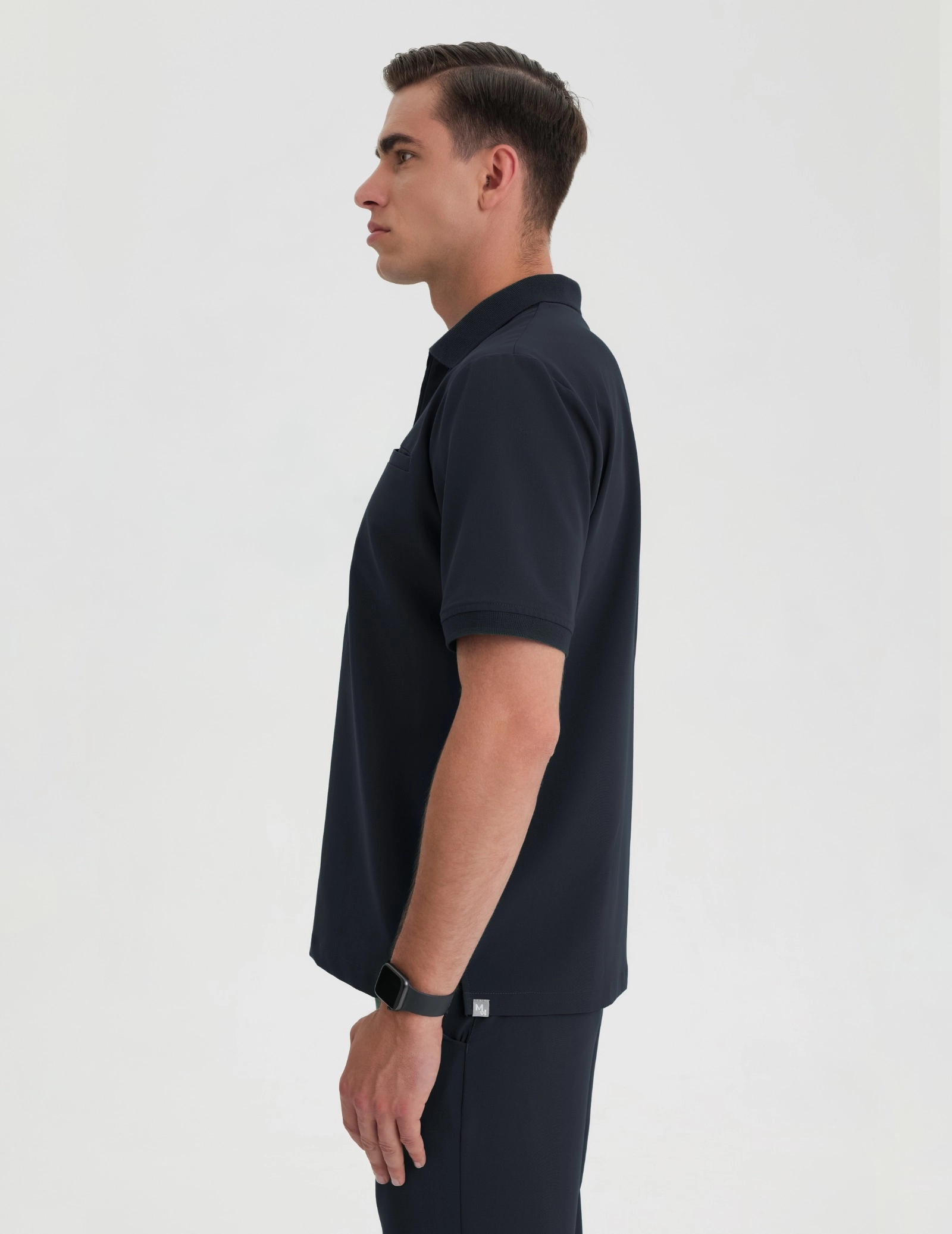 Casacca Medica Polo da Uomo - MIDNIGHT BLUE