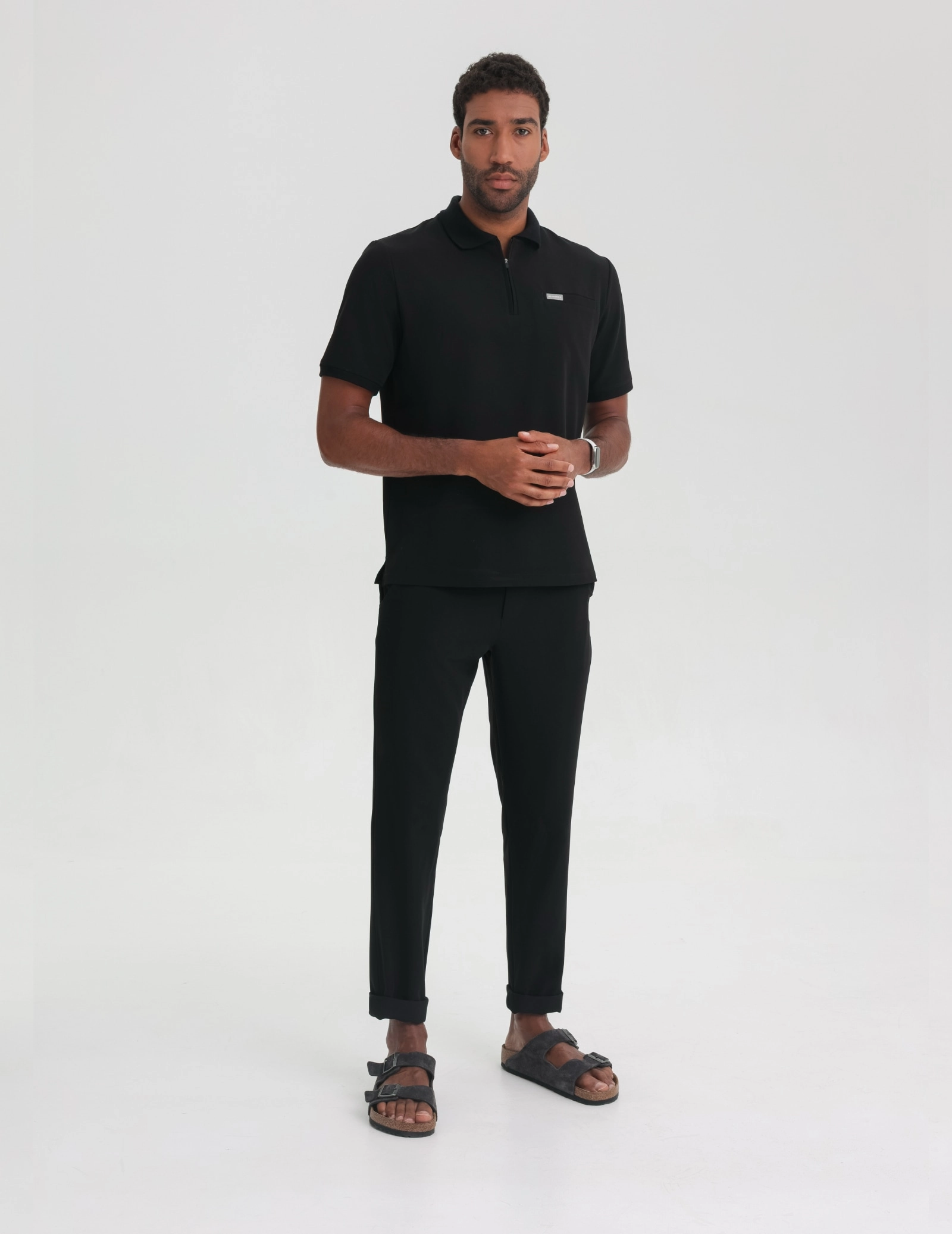 Pantaloni Medici Uomo Chino – BLACK