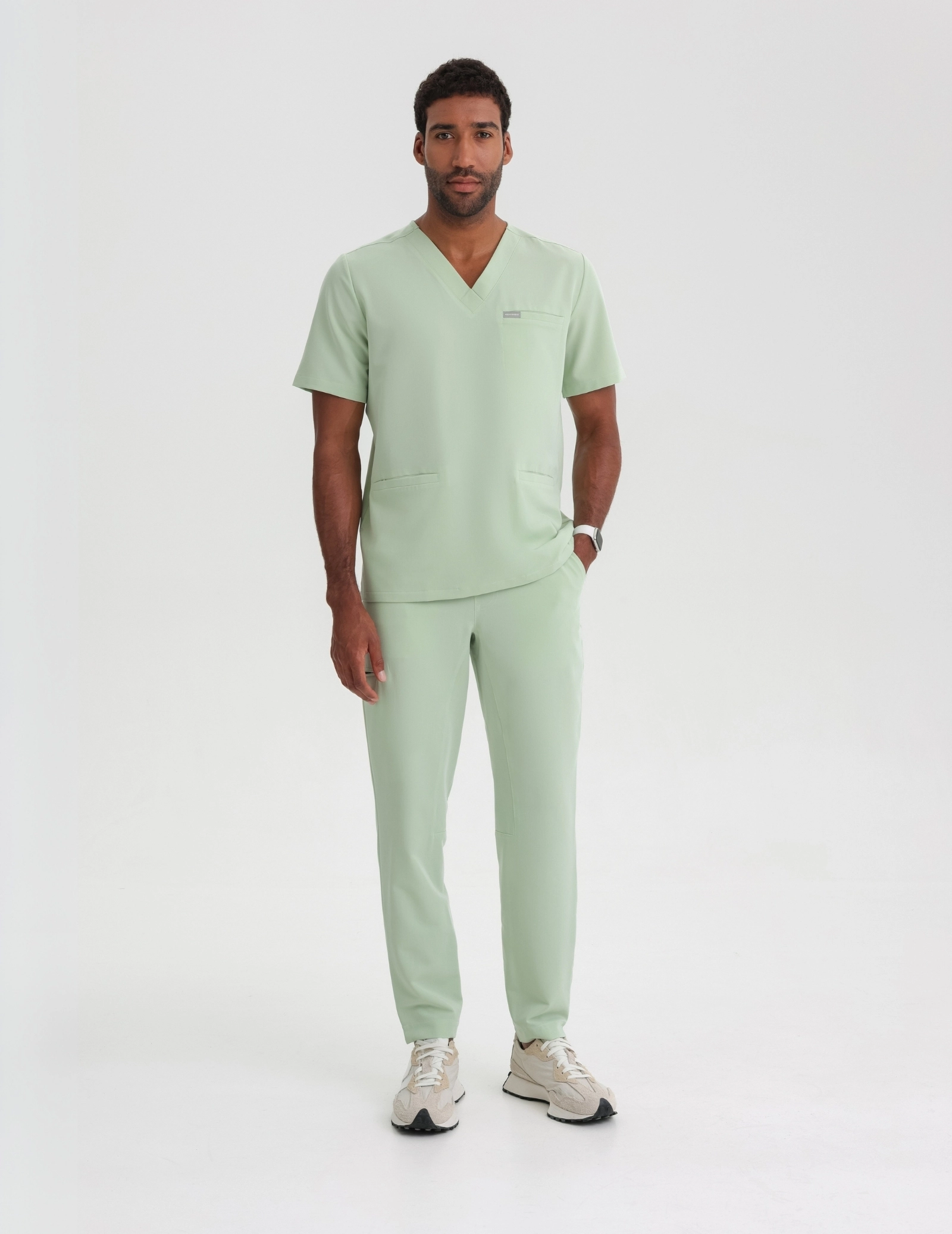 Pantaloni Medici Uomo Basic - MATCHA LATTE