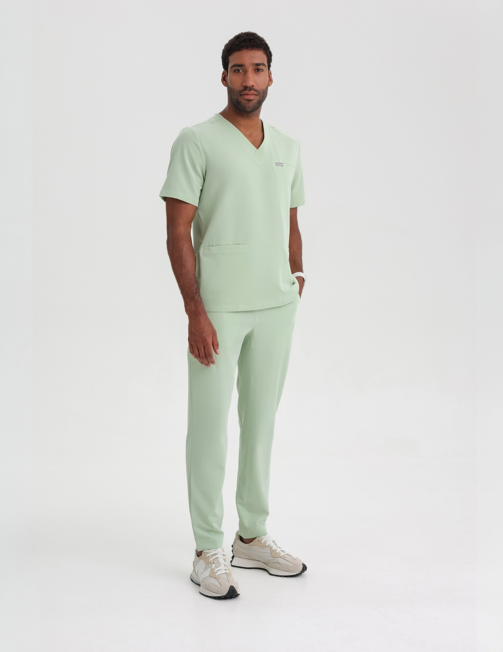 Pantaloni Medici Uomo Basic - MATCHA LATTE