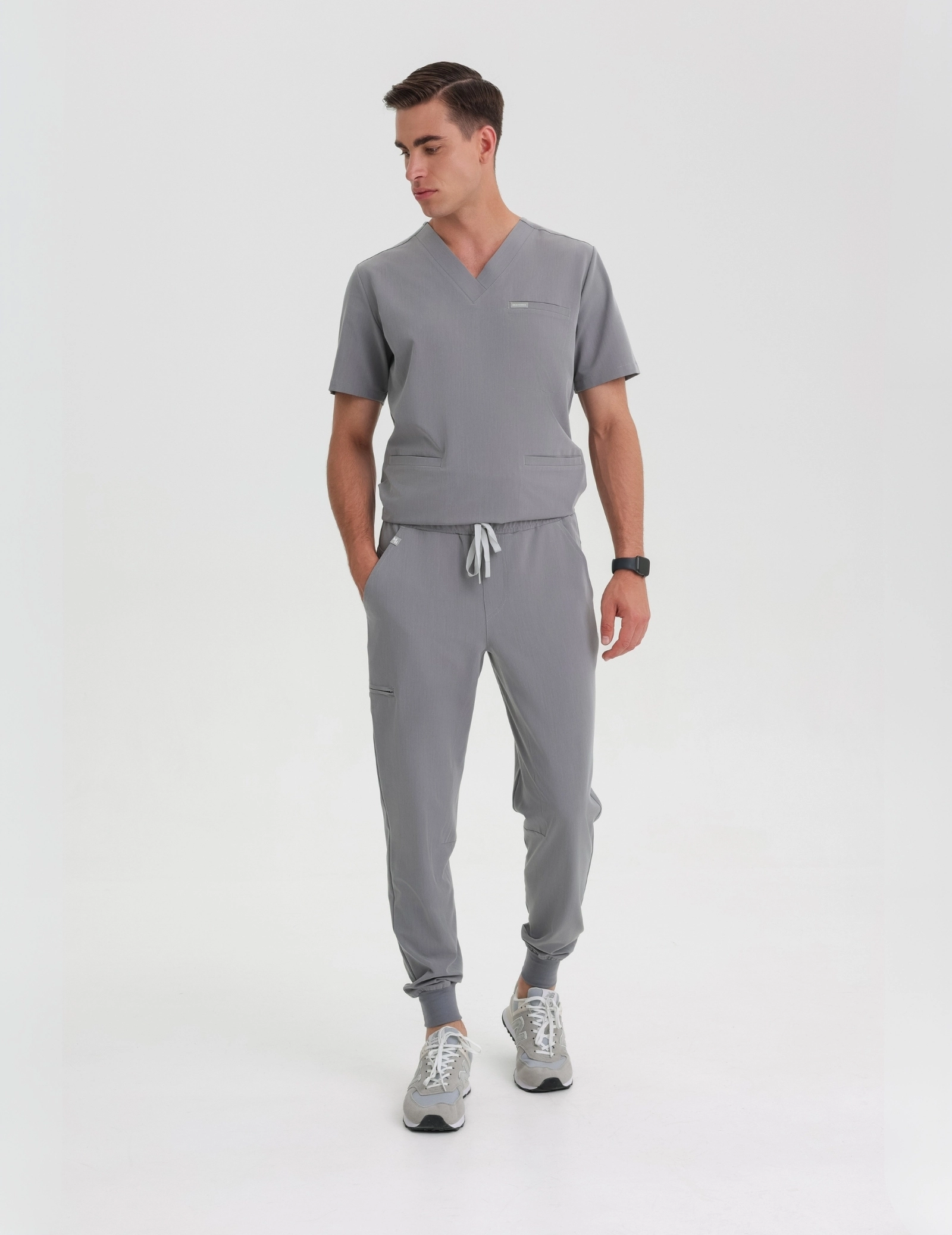 Pantaloni Medici Uomo Jogger - SHARK GRAY