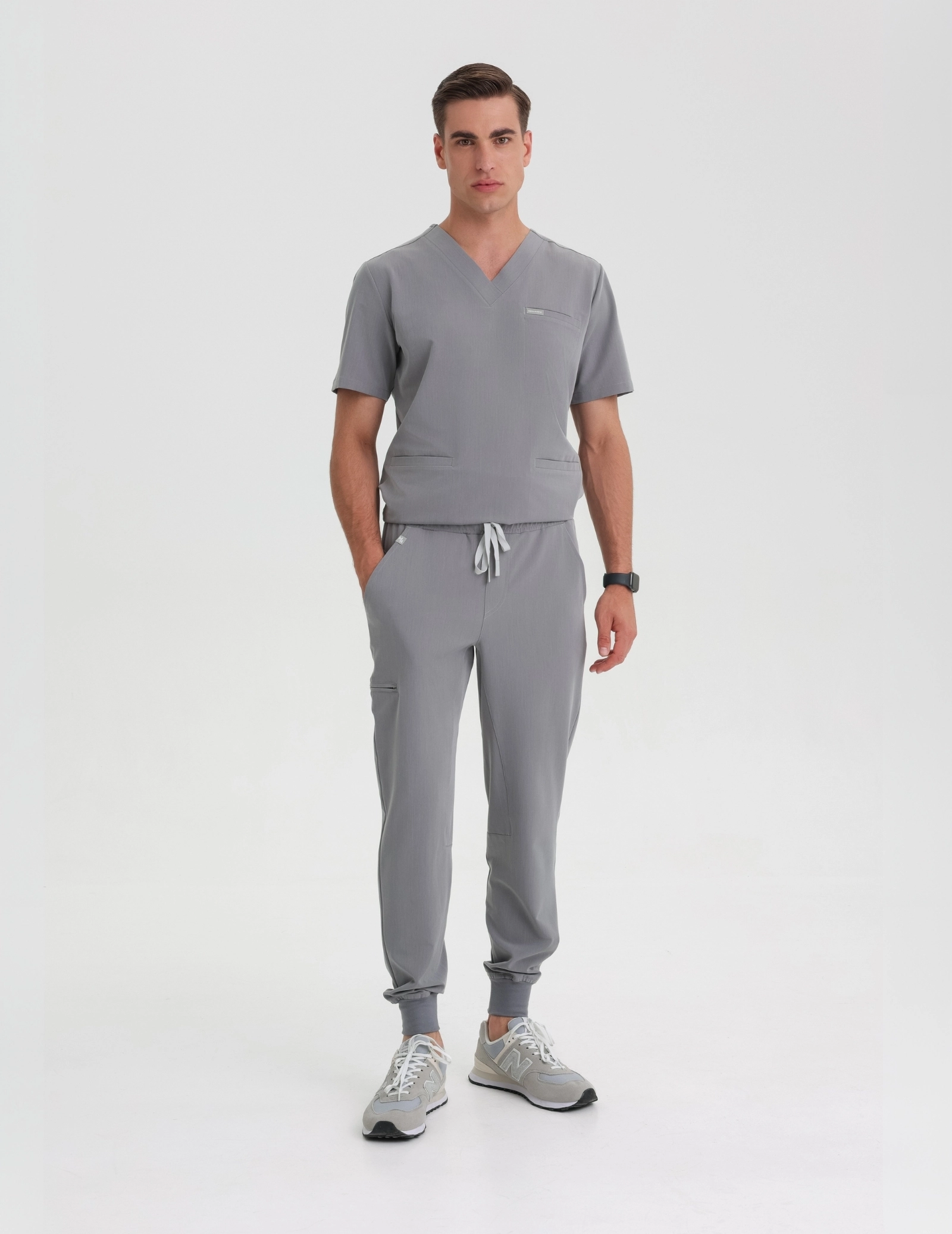 Pantaloni Medici Uomo Jogger - SHARK GRAY