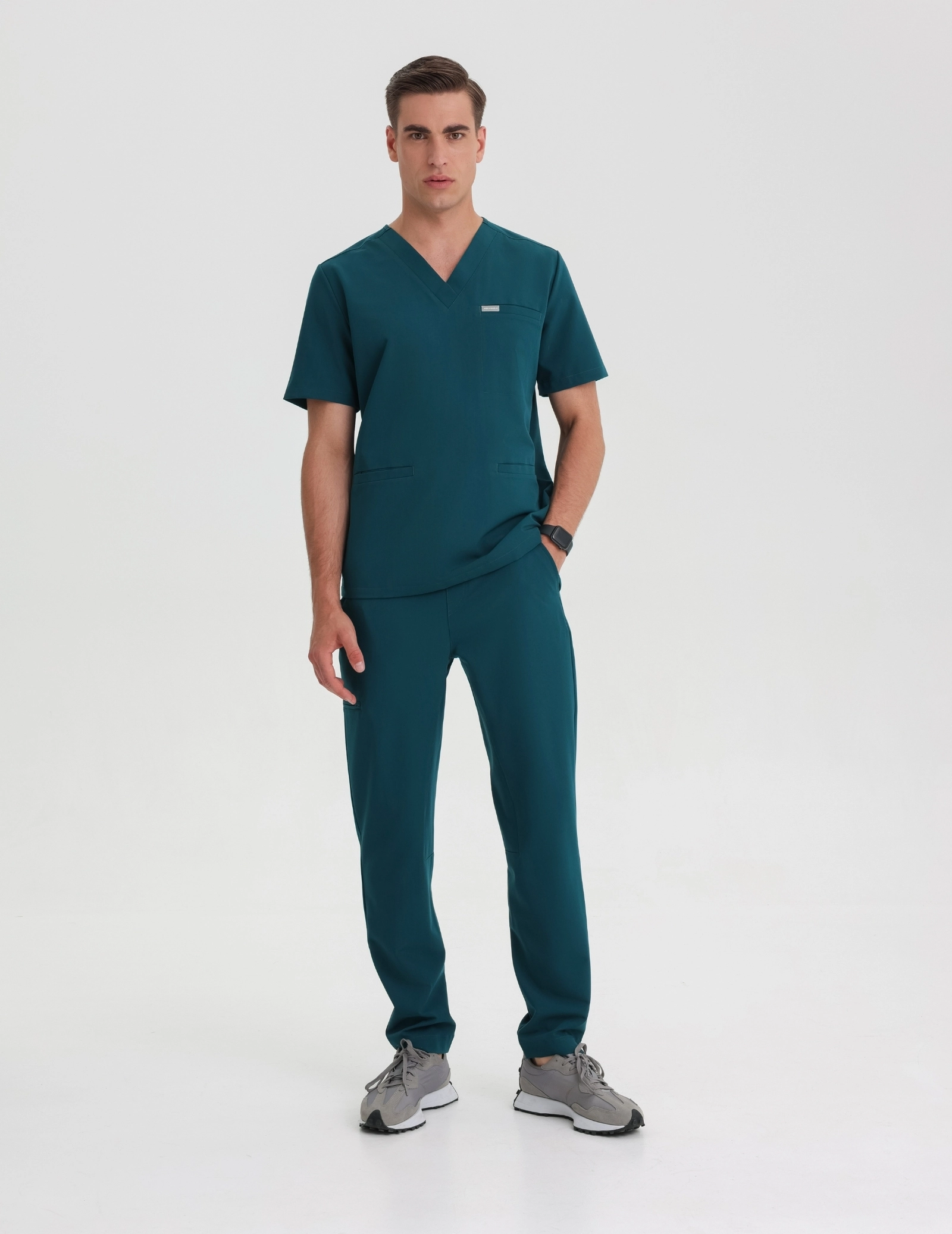 Pantaloni Medici Uomo Basic - DEEP GREEN