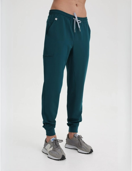 Pantaloni Medici Uomo Jogger - DEEP GREEN