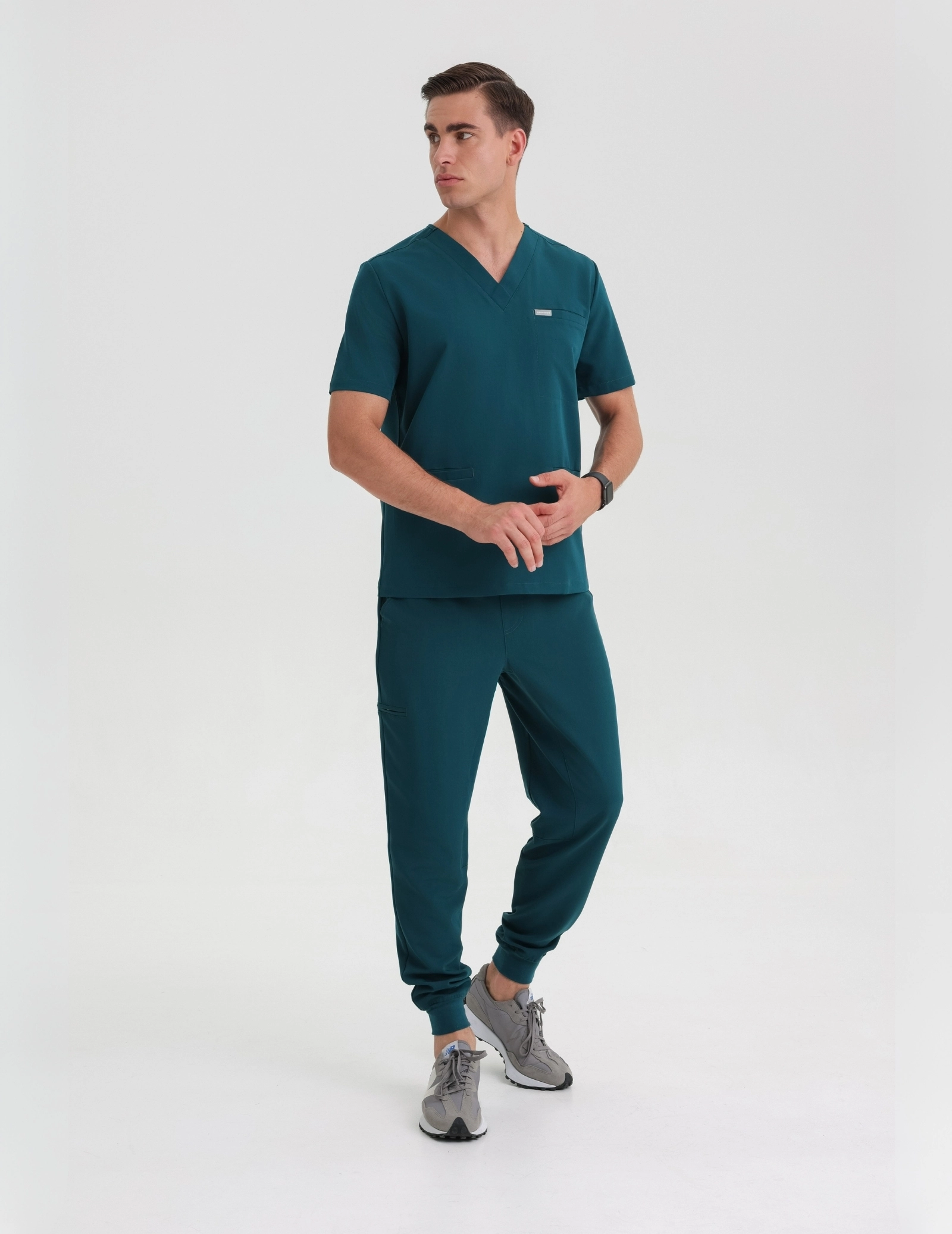 Pantaloni Medici Uomo Jogger - DEEP GREEN