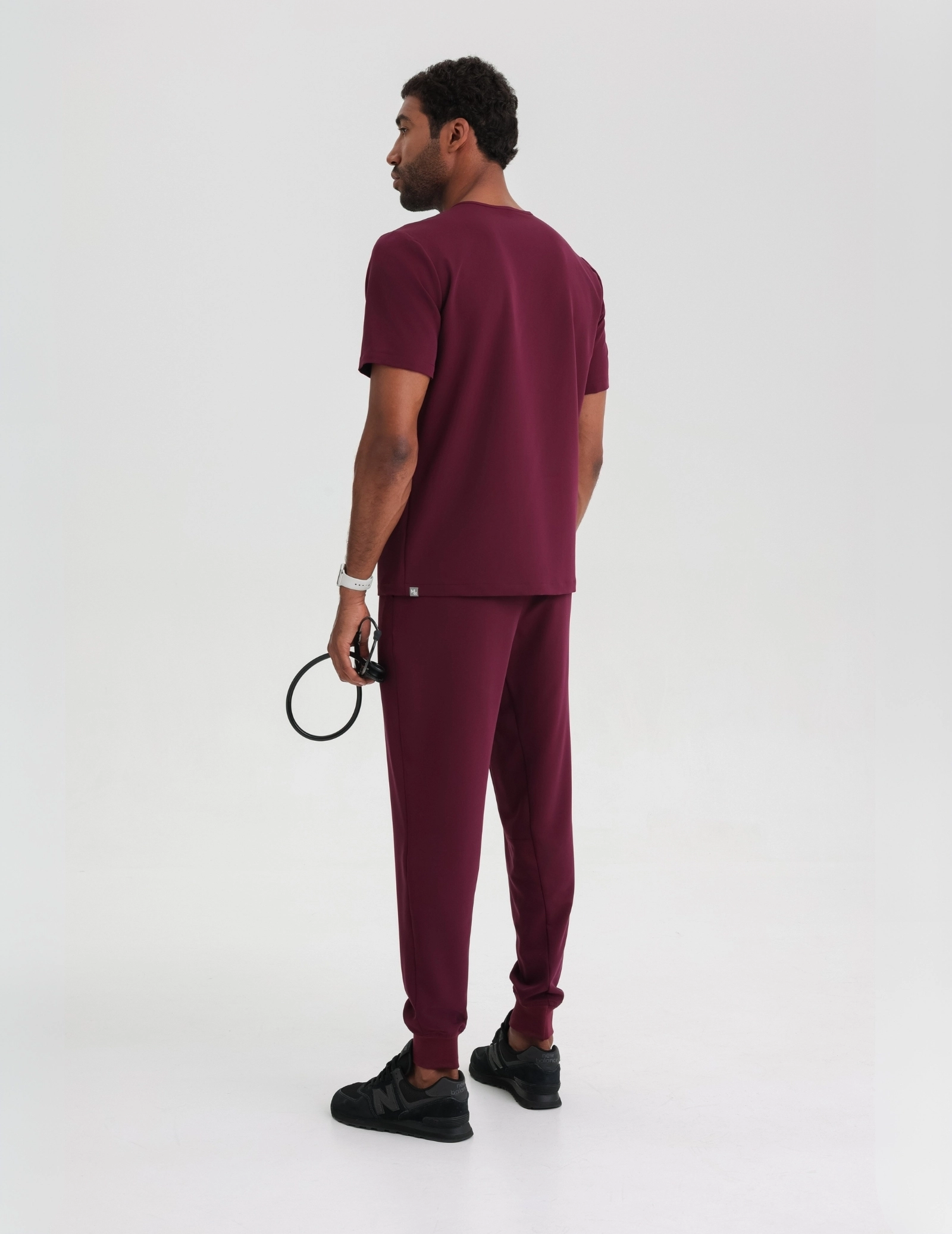 Casacca Medica Uomo Birbal - BURGUNDY