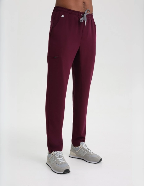 Pantaloni Medici Uomo Basic - BURGUNDY