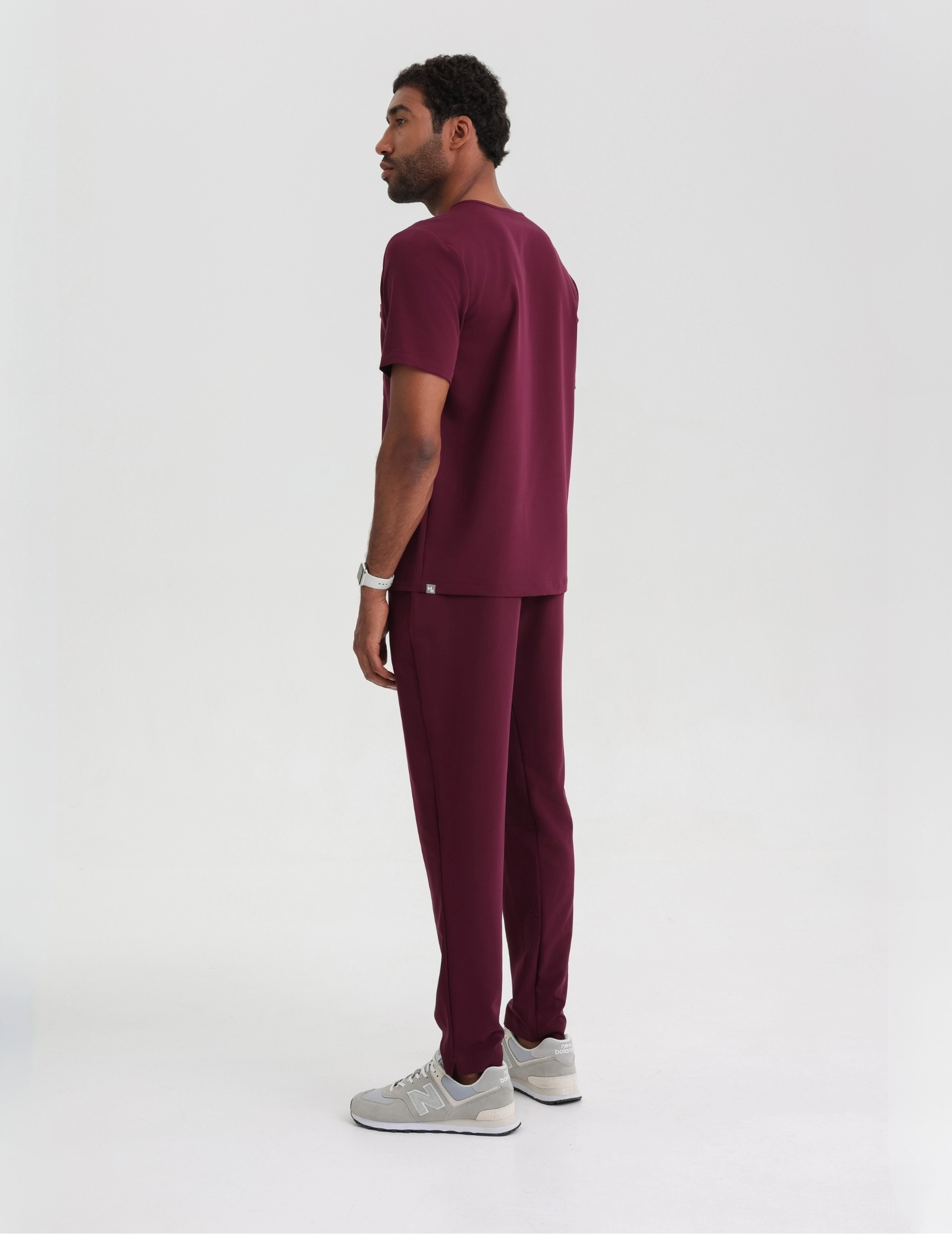 Pantaloni Medici Uomo Basic - BURGUNDY