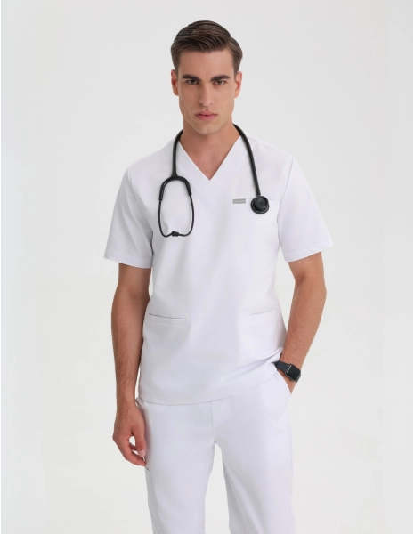 Casacca Medica Uomo Birbal - WHITE