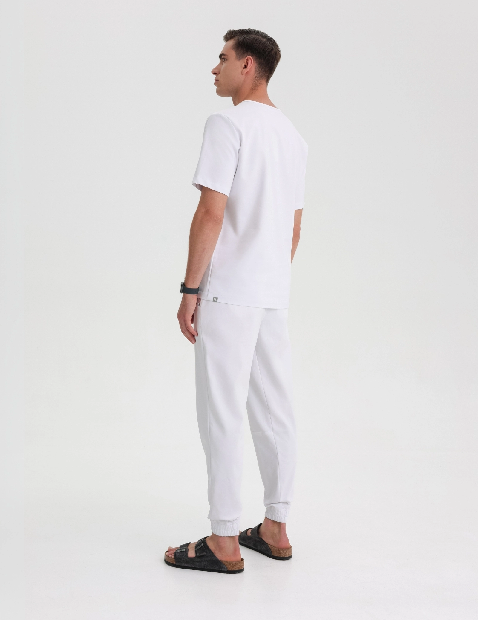 Pantaloni Medici Uomo Jogger - WHITE