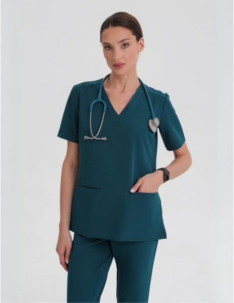 Casacca Medica Casy - DEEP GREEN