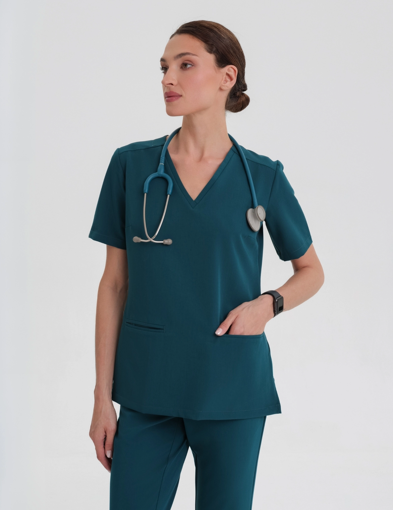 Casacca Medica Casy - DEEP GREEN