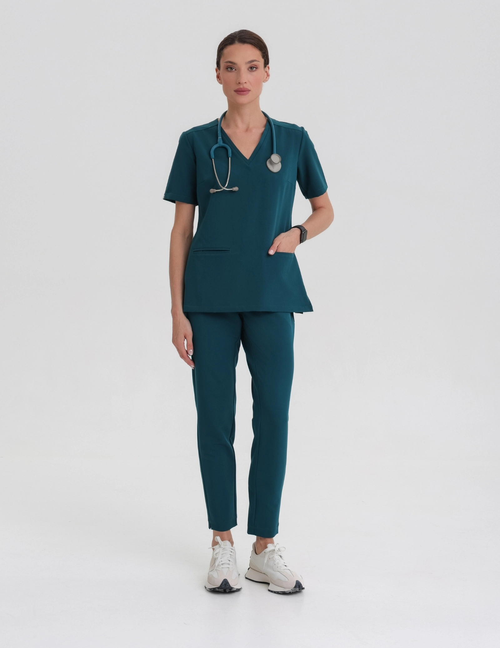 Casacca Medica Casy - DEEP GREEN