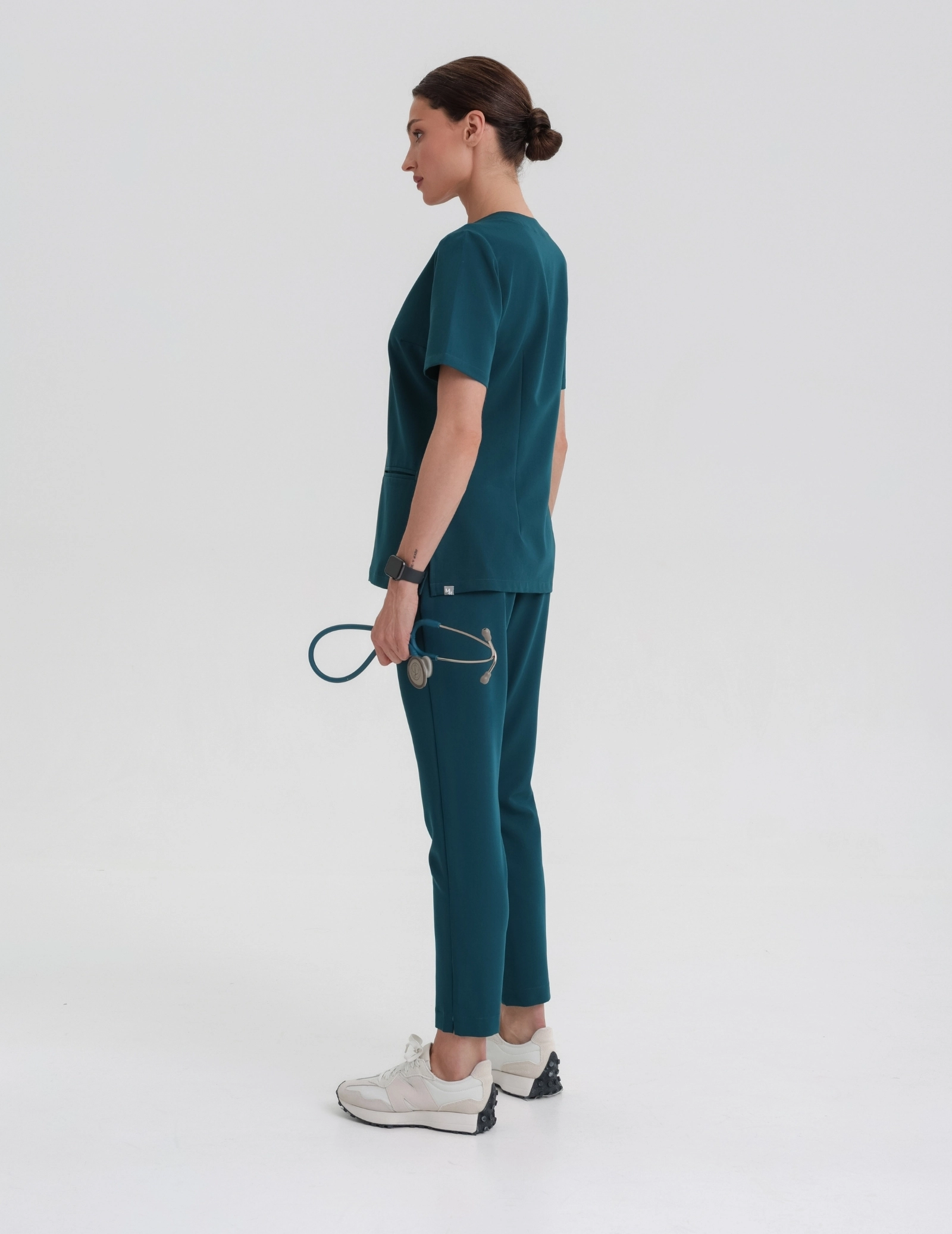 Pantaloni Medici Donna Basic - DEEP GREEN