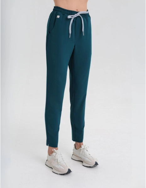 Pantaloni Medici Donna Basic - DEEP GREEN