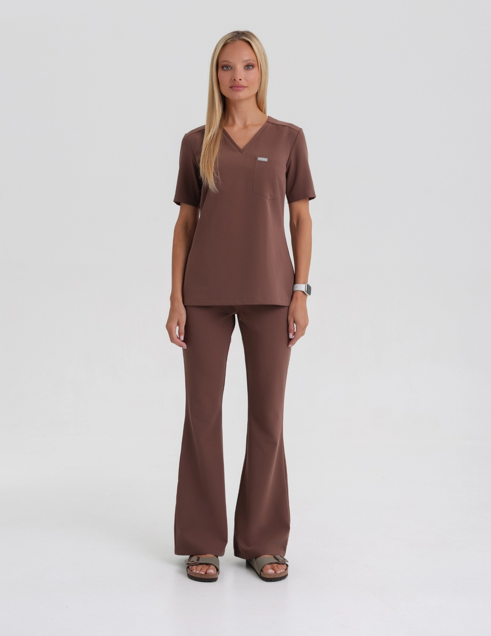 Casacca Medica Raya One Pocket - MILKY BROWN