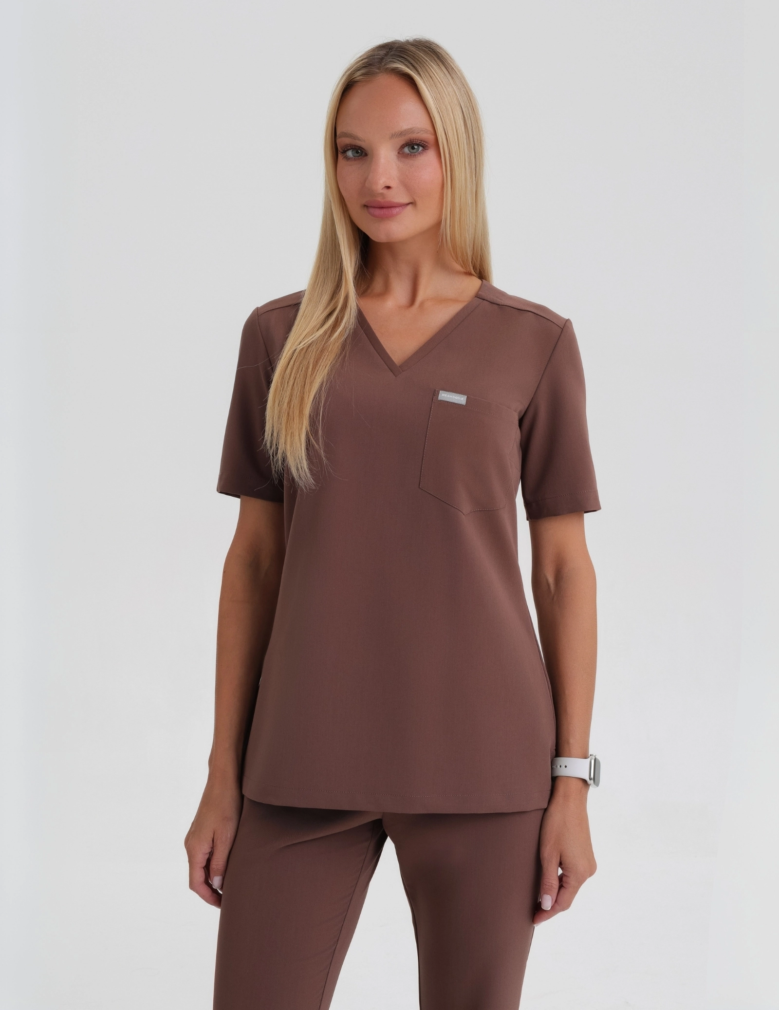 Casacca Medica Raya One Pocket - MILKY BROWN