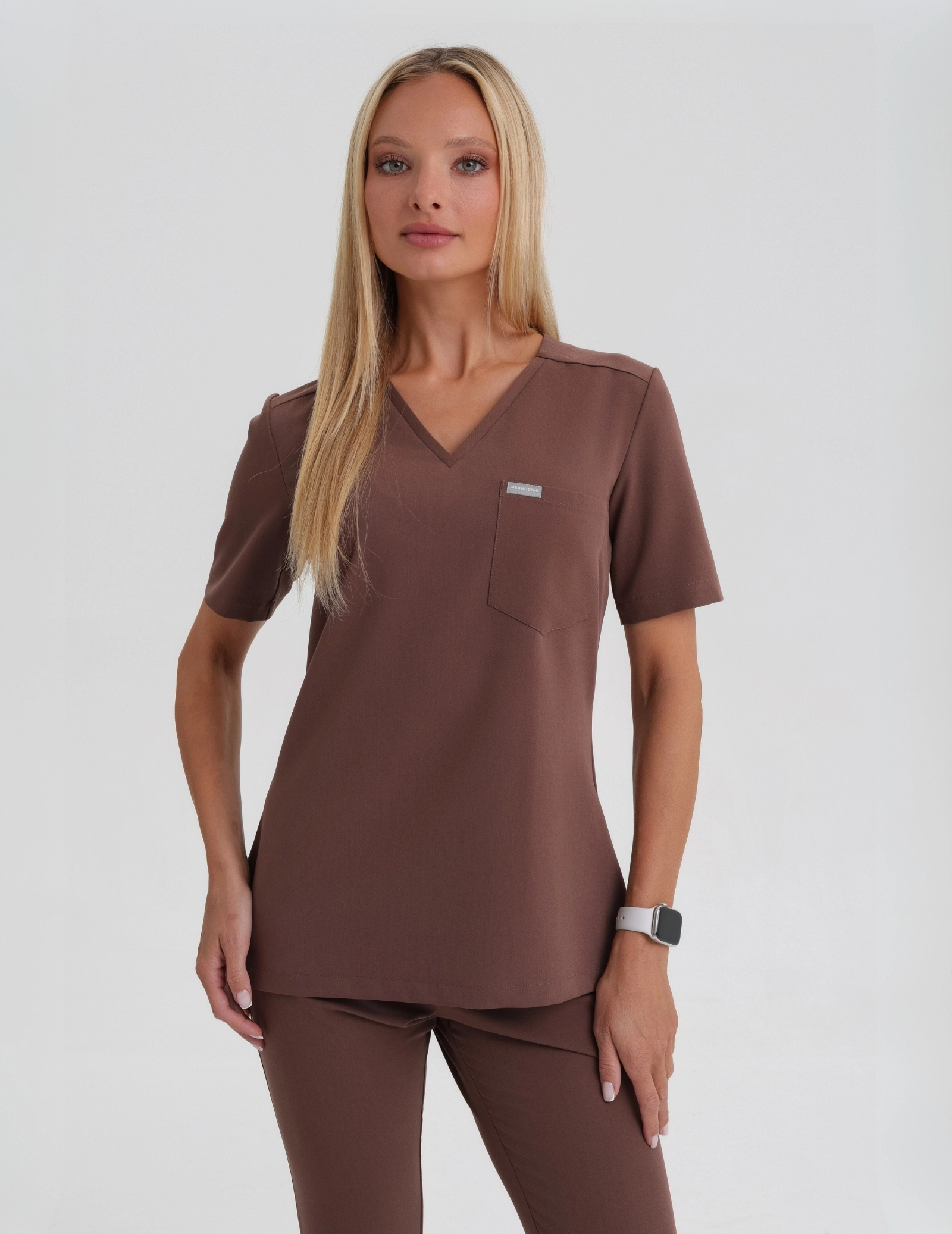 Casacca Medica Raya One Pocket - MILKY BROWN