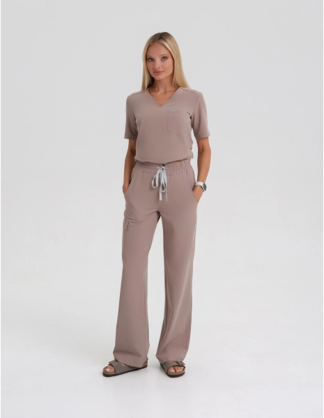 Pantaloni Medici Donna Yoga – BEIGE