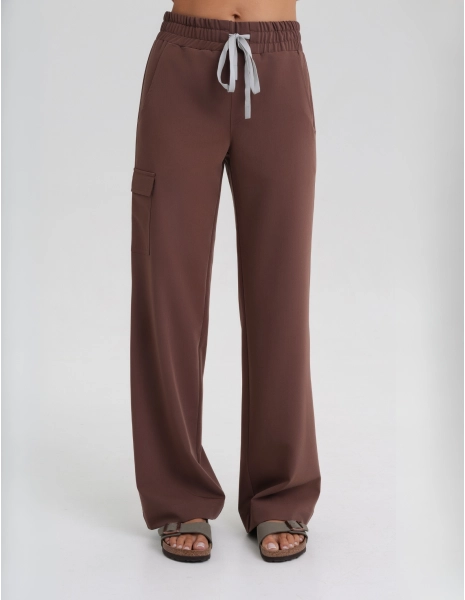 Pantaloni Medici Donna Yoga - MILKY BROWN