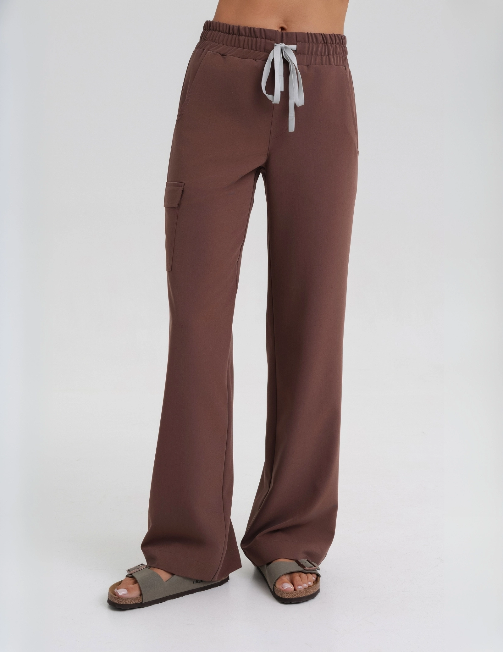 Pantaloni Medici Donna Yoga - MILKY BROWN