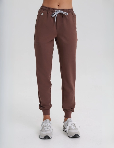 Pantaloni Medici Donna Jogger - MILKY BROWN