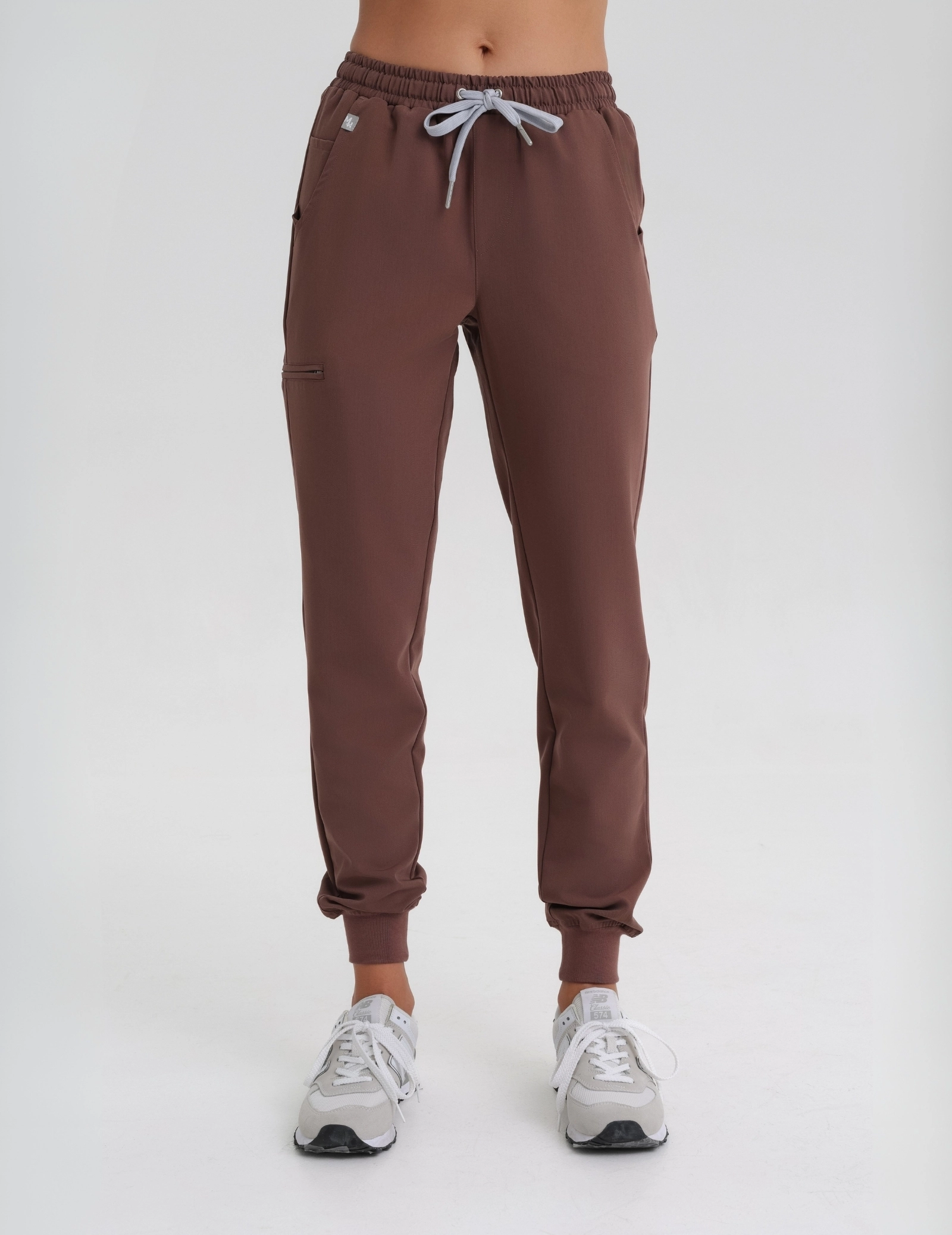 Pantaloni Medici Donna Jogger - MILKY BROWN