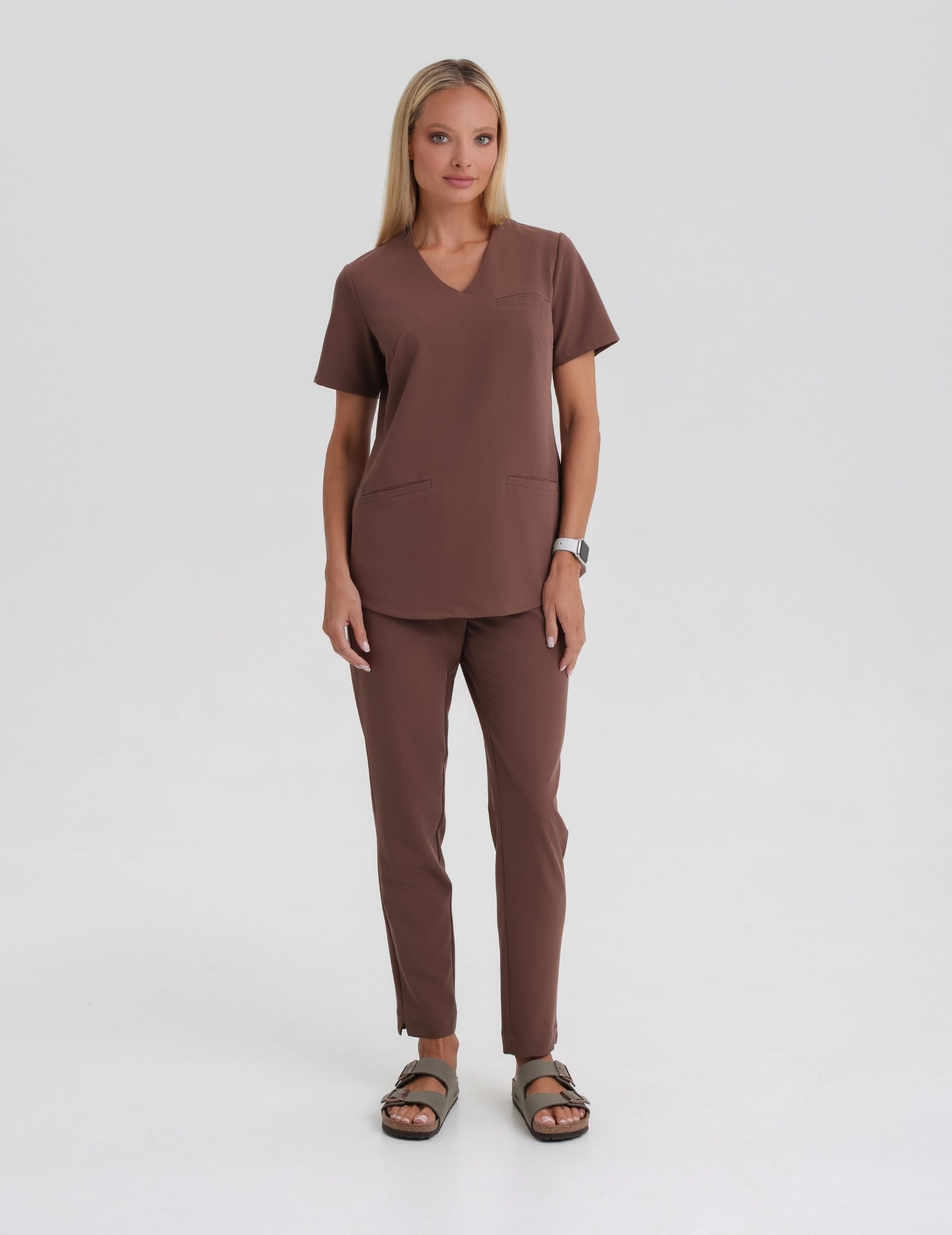 Casacca Medica Grace - MILKY BROWN