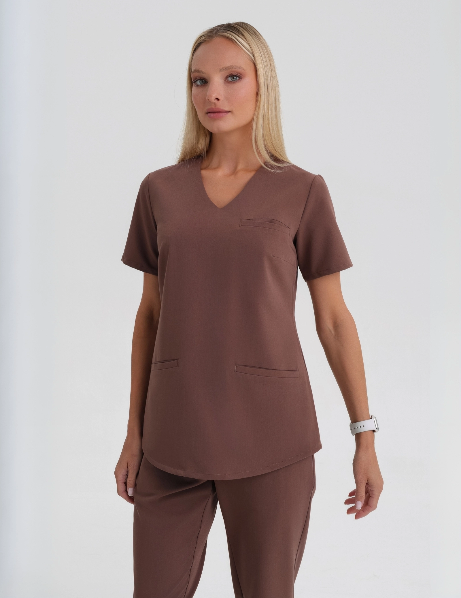 Casacca Medica Grace - MILKY BROWN