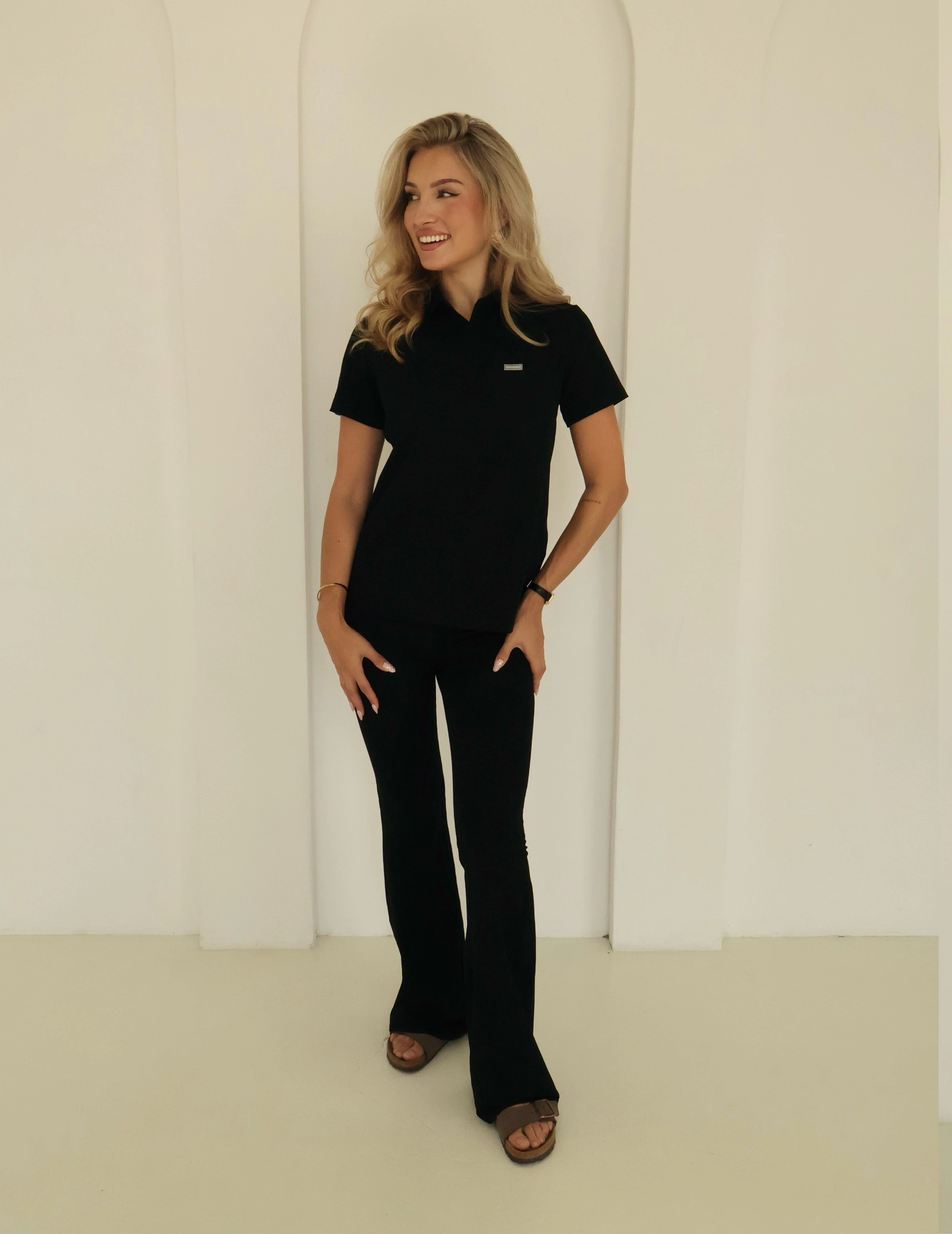 Casacca Medica Polo - BLACK