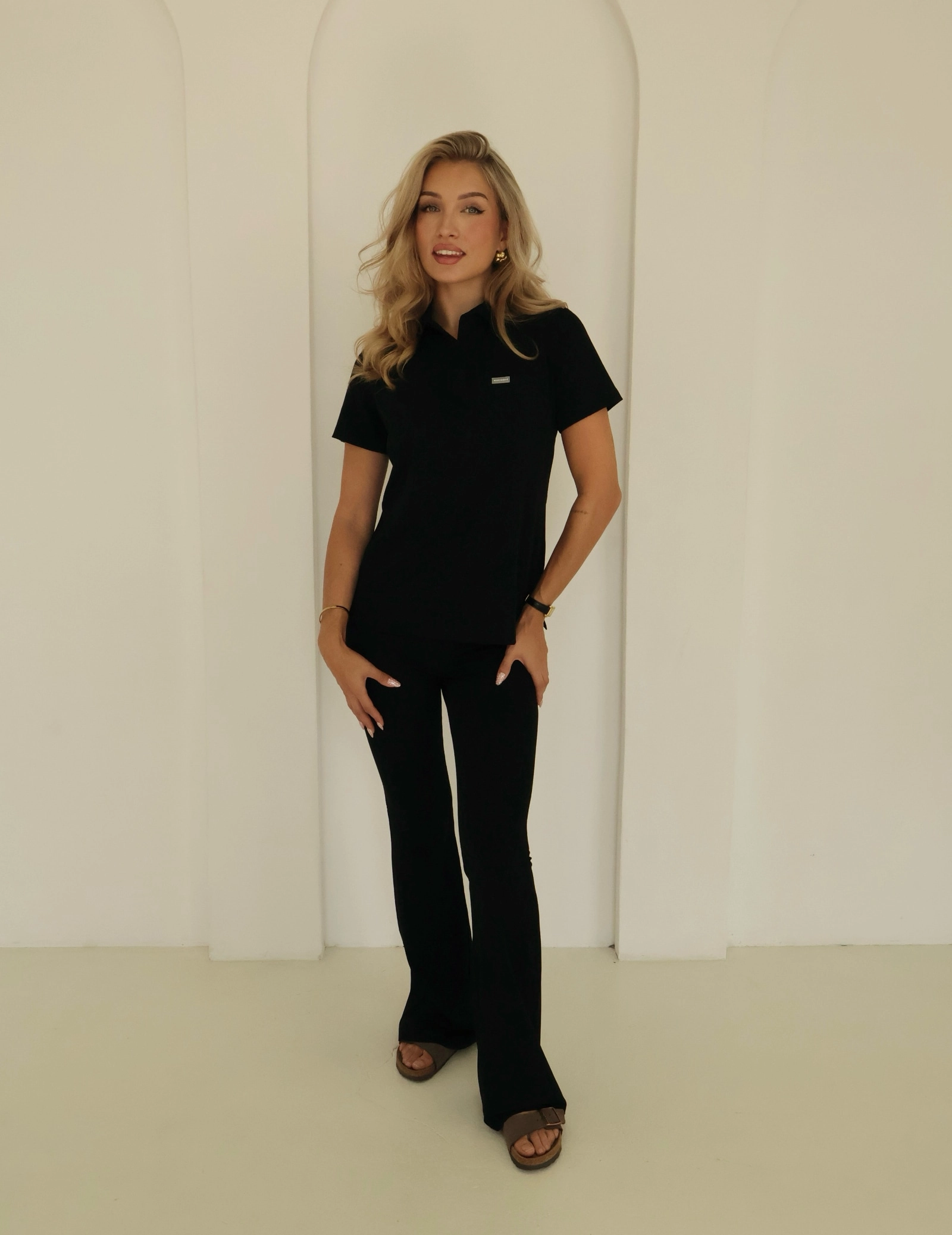 Casacca Medica Polo - BLACK