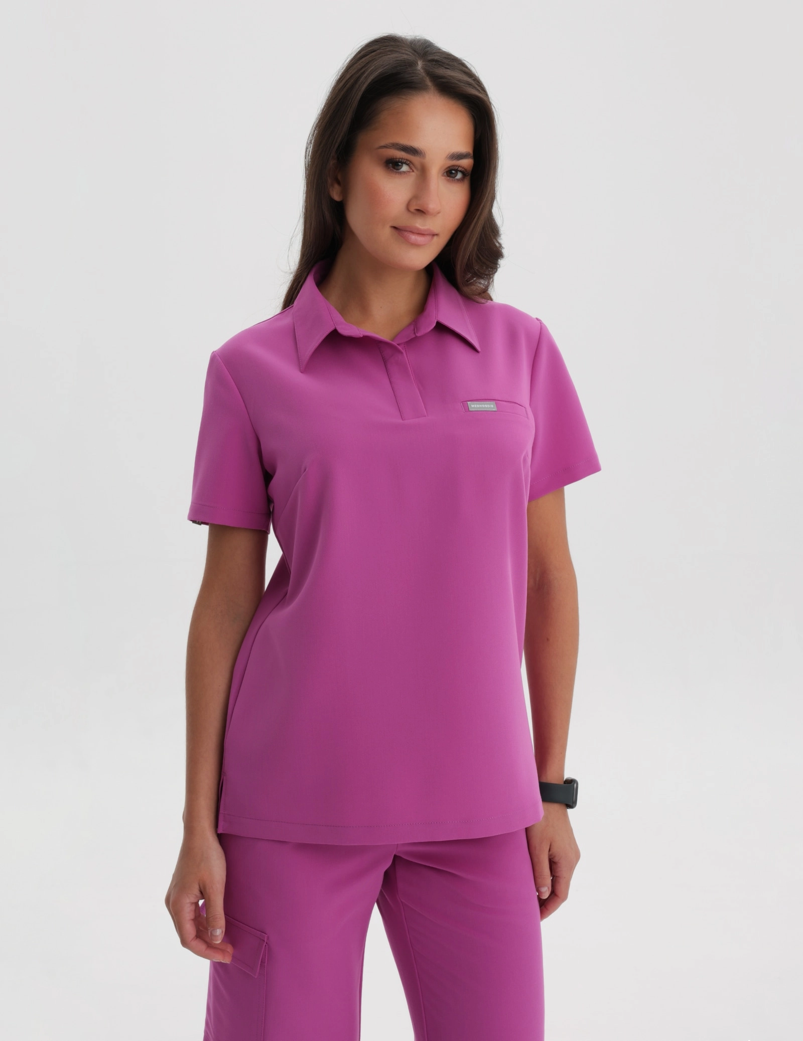 Casacca Medica Polo - ELECTRIC PINK