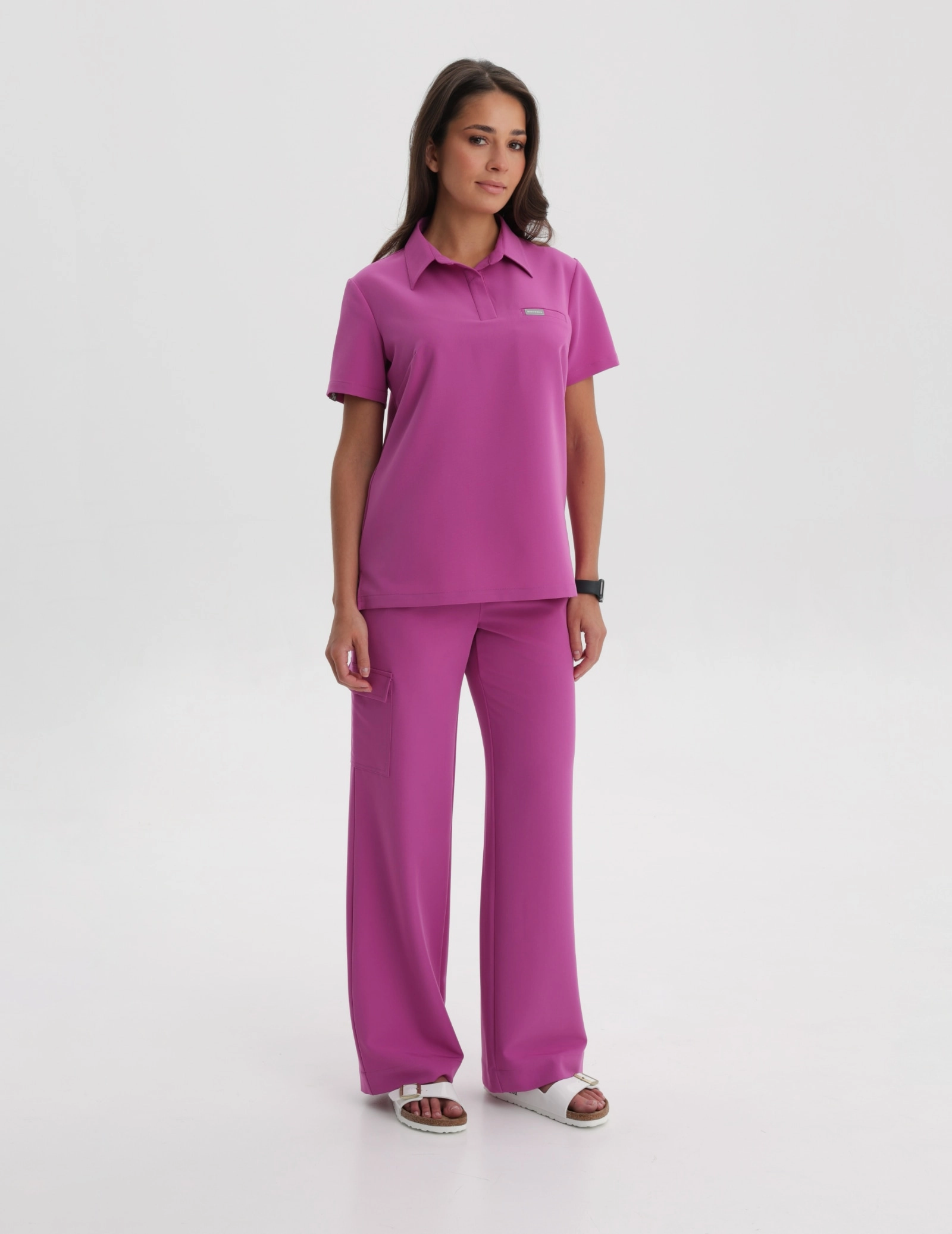 Casacca Medica Polo - ELECTRIC PINK