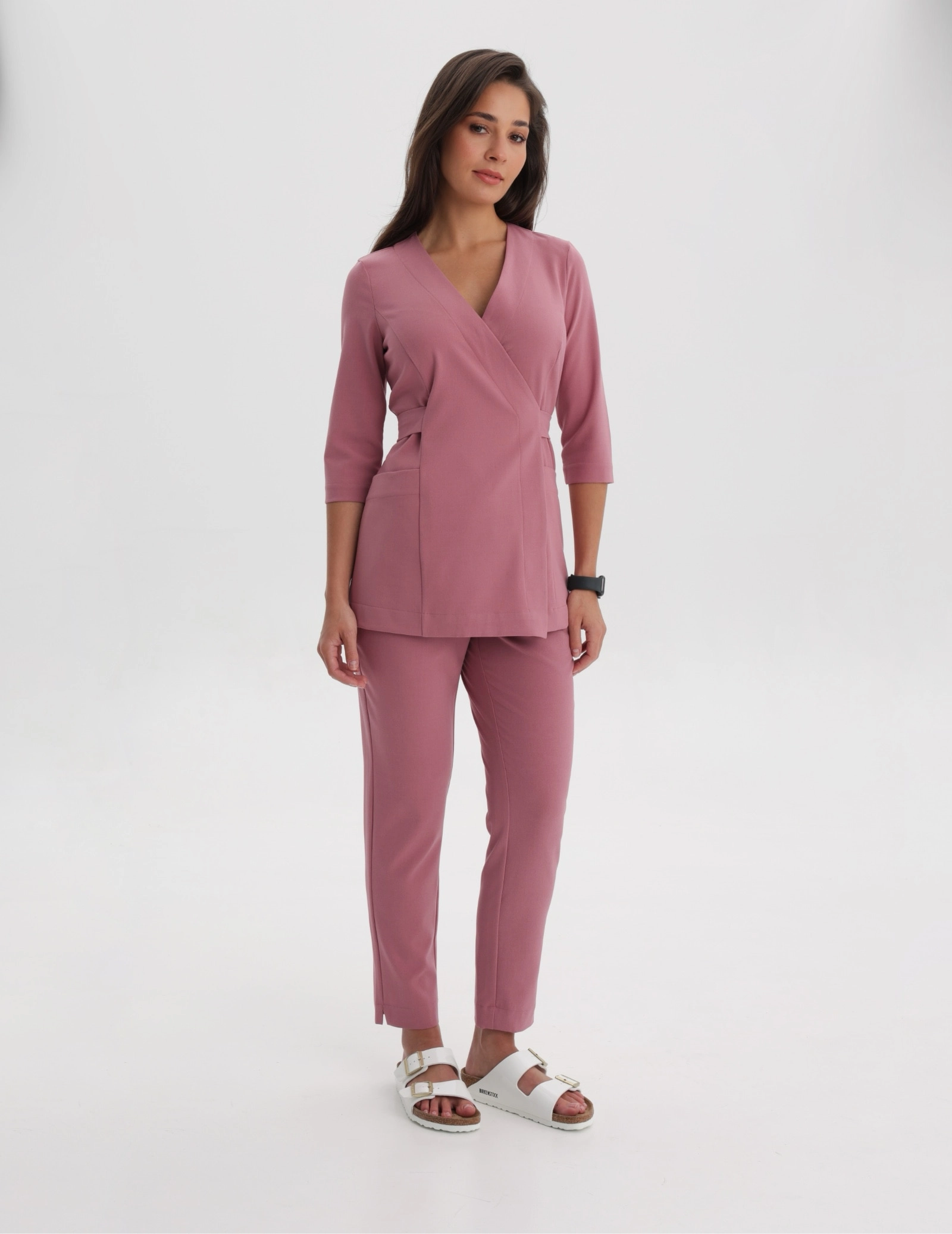 Casacca Medica con Lacci Rosalie - WOODROSE